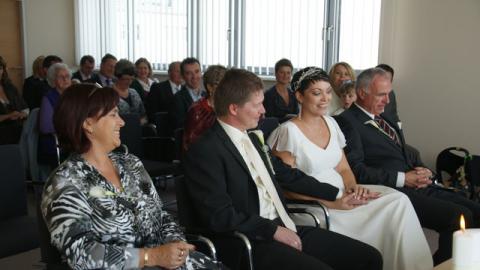 Hochzeit unseres Bayern-Fan Simone