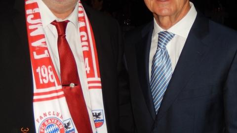 Gerald Stutz mit Franz Beckenbauer