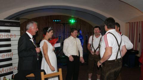 Hochzeit unseres Bayern-Fan Simone