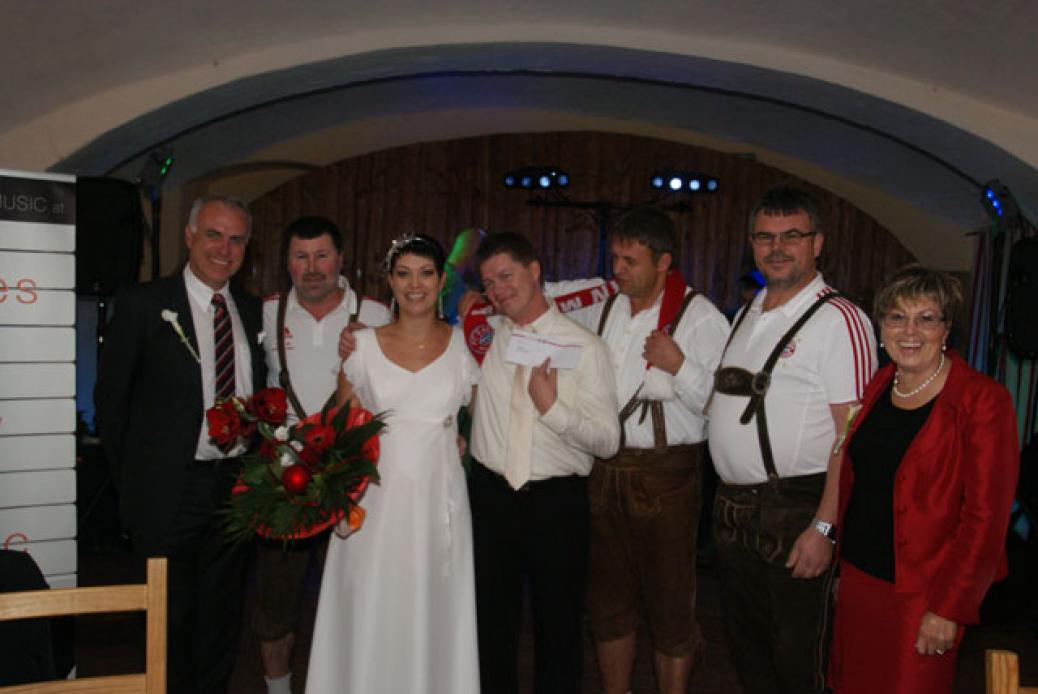 Hochzeit unseres Bayern-Fan Simone