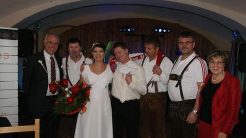 Hochzeit unseres Bayern-Fan Simone