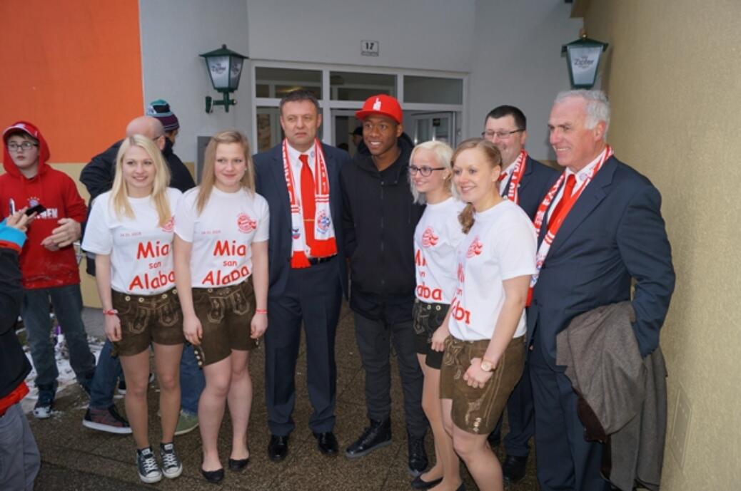 Besuch von David Alaba