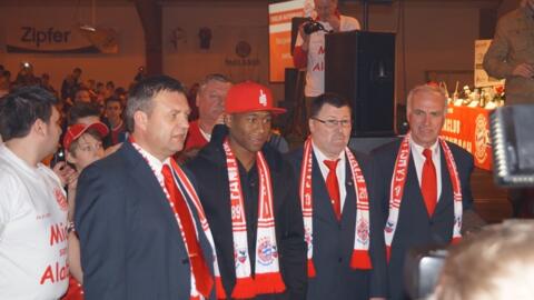 Besuch von David Alaba