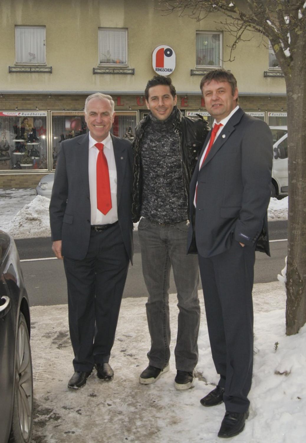 Weihnachtsfeier 2012 und Besuch von “Claudio Pizarro” und “Walter Ablinger”