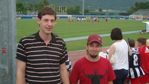 Fanclubmitglieder beim Trainingslager