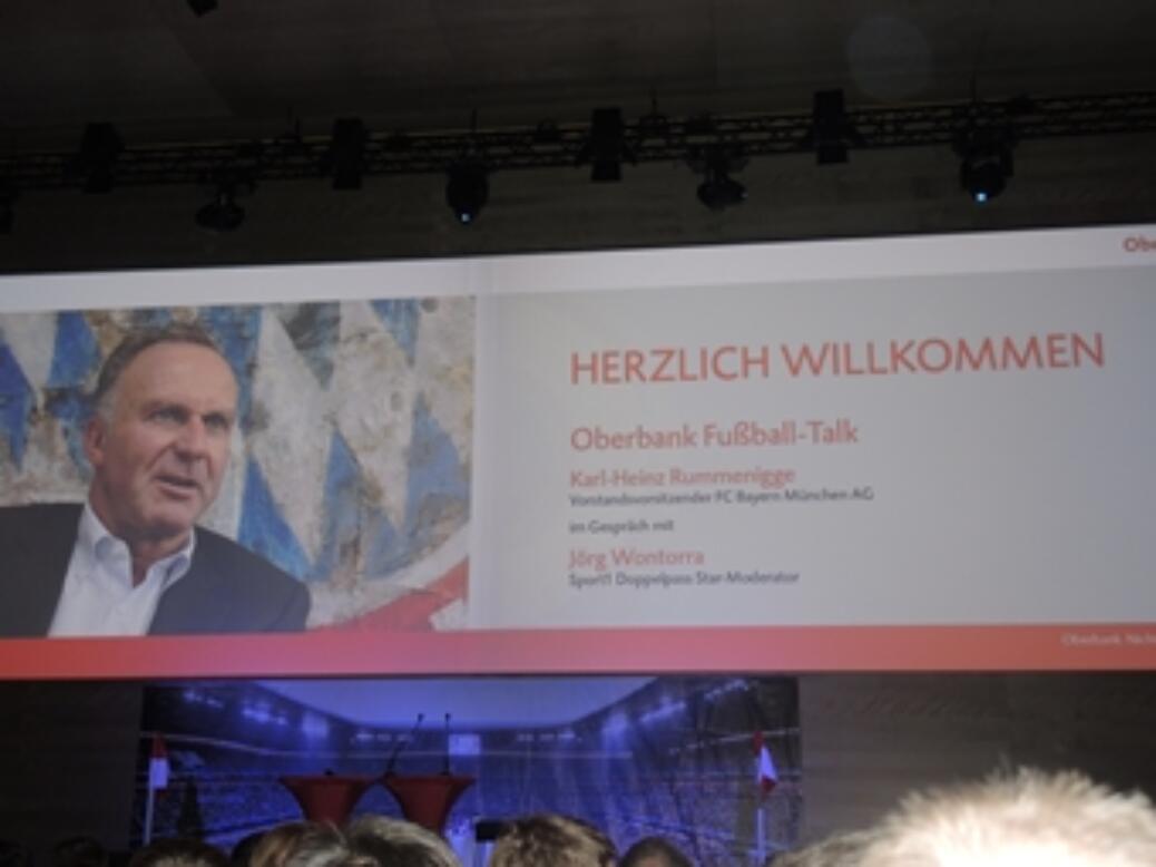 Fußball-Talk mit Karl-Heinz Rummenigge