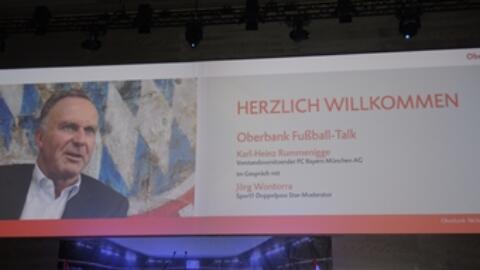 Fußball-Talk mit Karl-Heinz Rummenigge