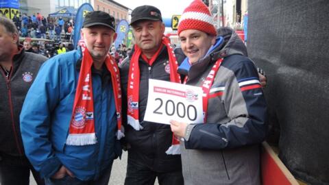 Marc Pircher wird 2000. Fanclubmitglied