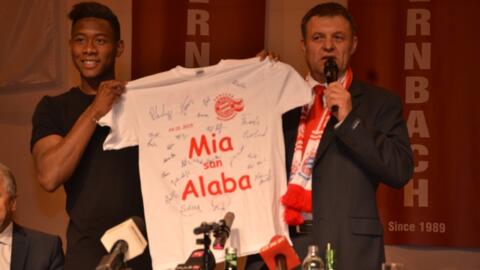 Besuch von David Alaba