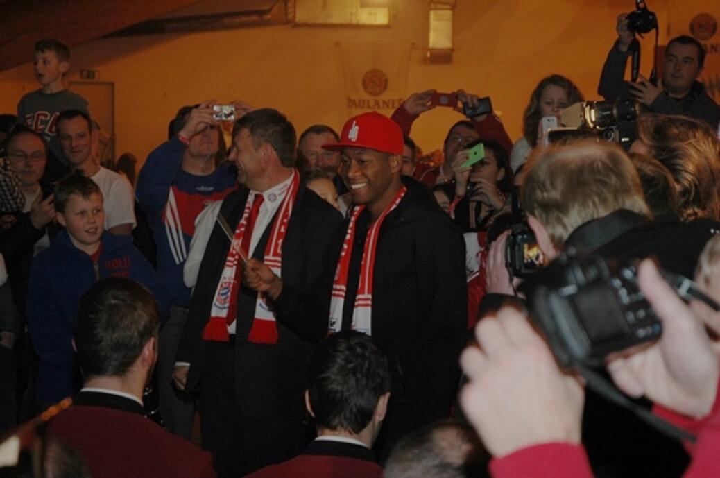 Besuch von David Alaba