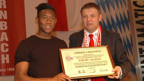 Besuch von David Alaba