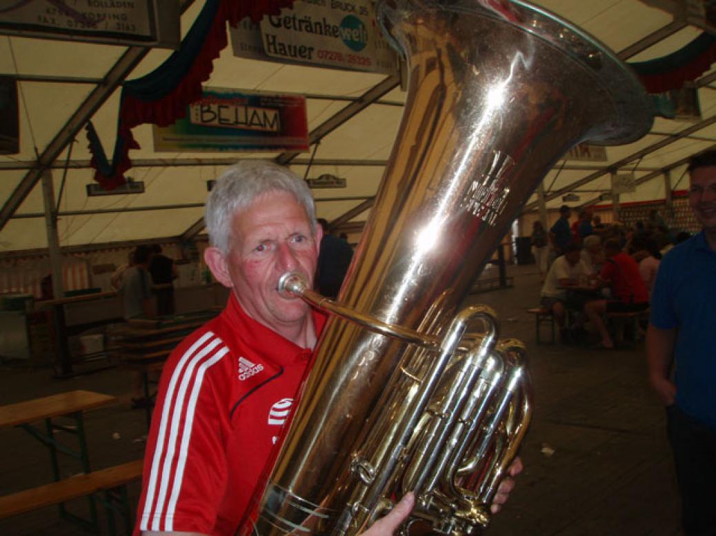 Zeltfest Natternbach, Besuch der Fanclubs “Seehaus” und “Pomperlbuam”