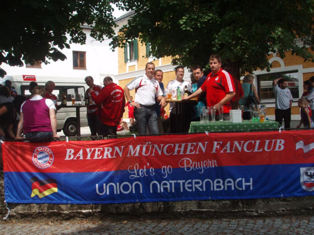 Zeltfest Natternbach, Besuch der Fanclubs “Seehaus” und “Pomperlbuam”