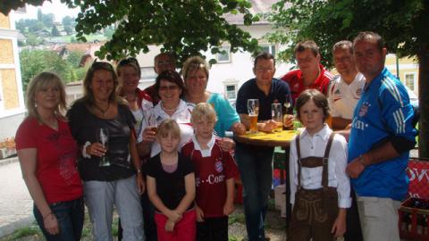 Zeltfest Natternbach, Besuch der Fanclubs “Seehaus” und “Pomperlbuam”