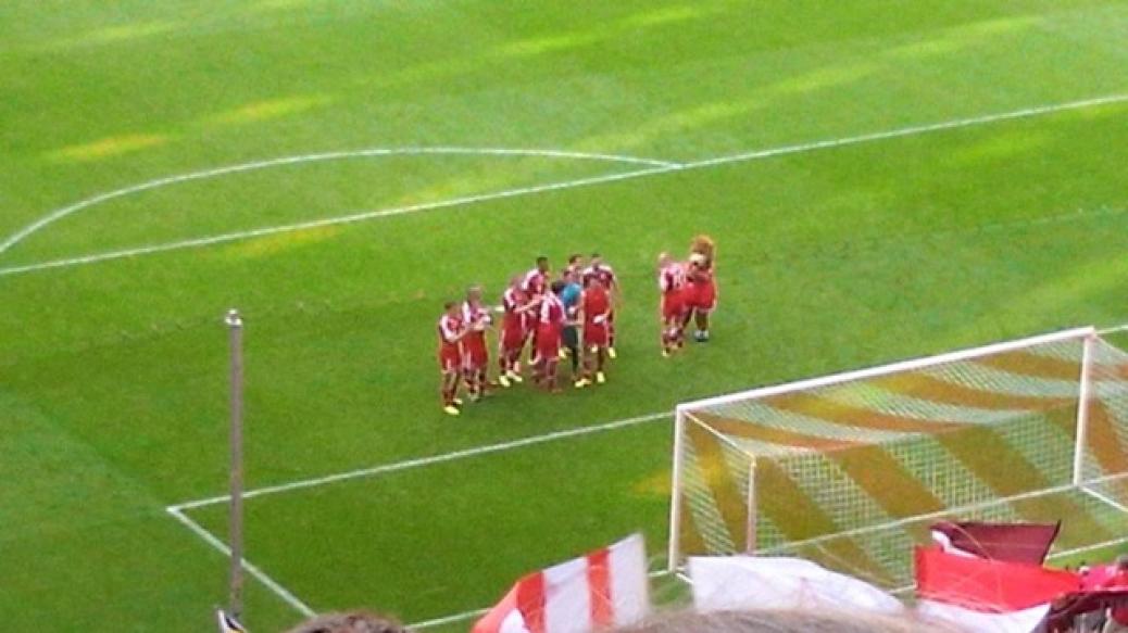 Pokalhalbfinale gegen  1.FC Kaiserslautern