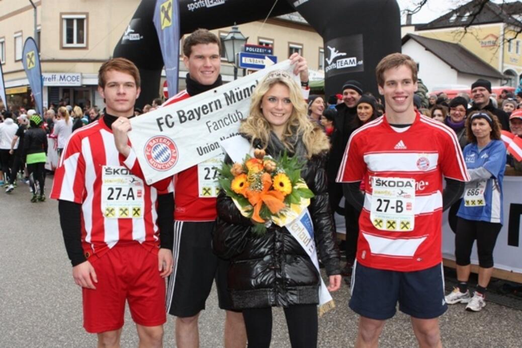 Fanclub-Staffel beim Silvesterlauf