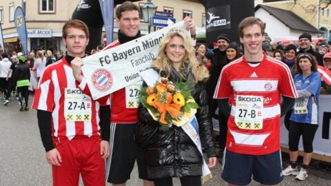 Fanclub-Staffel beim Silvesterlauf