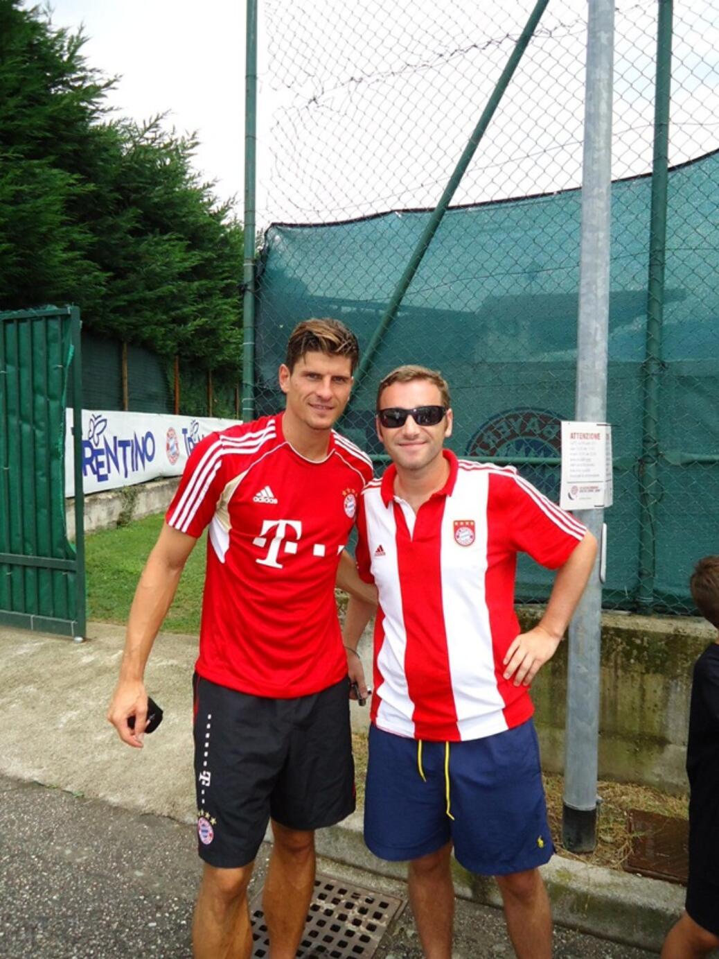 Flo und David im Trainingslager des FCB