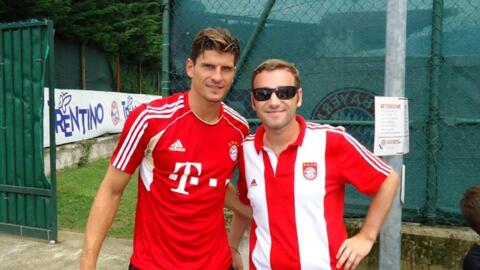 Flo und David im Trainingslager des FCB