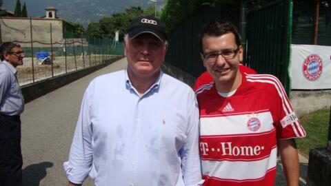 Flo und David im Trainingslager des FCB