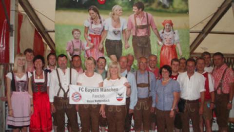 Zeltfest Natternbach, Besuch der Fanclubs “Seehaus” und “Pomperlbuam”
