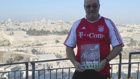Gerald Stutz bei der Friedenslichtreise in Israel