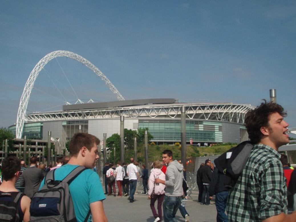 Philipp Obernhumer im Wembley Stadion