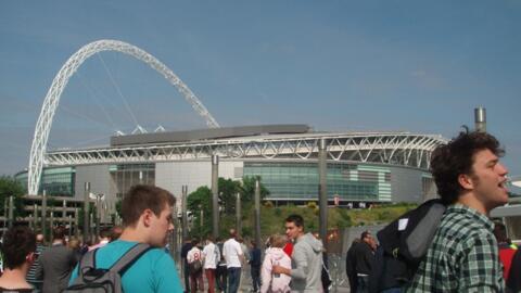 Philipp Obernhumer im Wembley Stadion