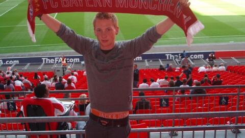 Philipp Obernhumer im Wembley Stadion