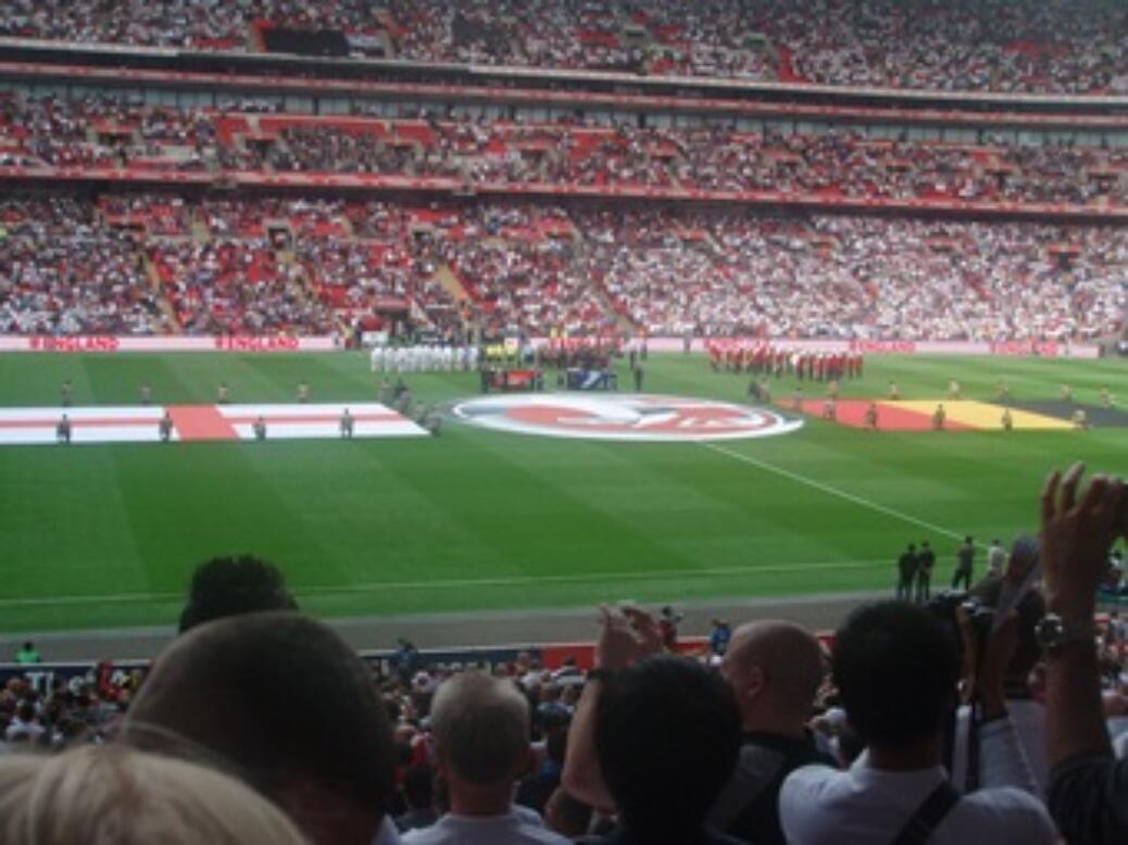 Philipp Obernhumer im Wembley Stadion