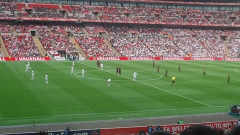 Philipp Obernhumer im Wembley Stadion