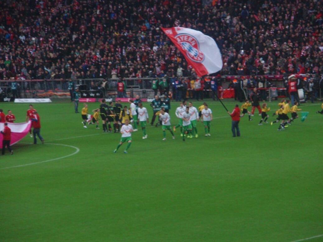 FC Bayern gegen den SV Werder Bremen