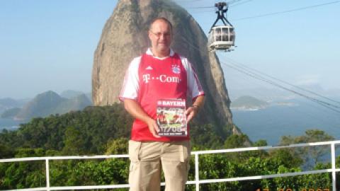 “Edelfan” Gerald Stutz in Brasilien