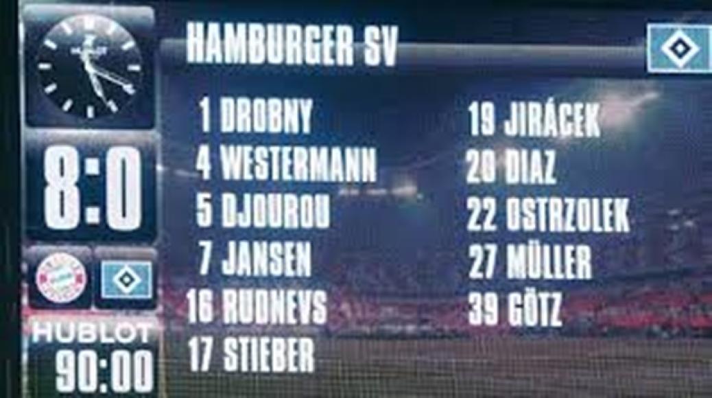 FC BAYERN –  HSV