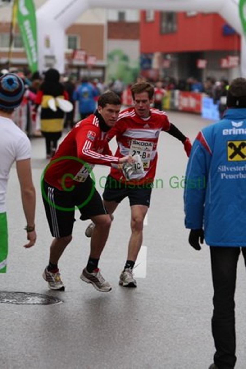 Fanclub-Staffel beim Silvesterlauf