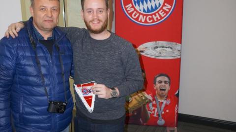Zu Besuch im FC Bayern Büro in New York