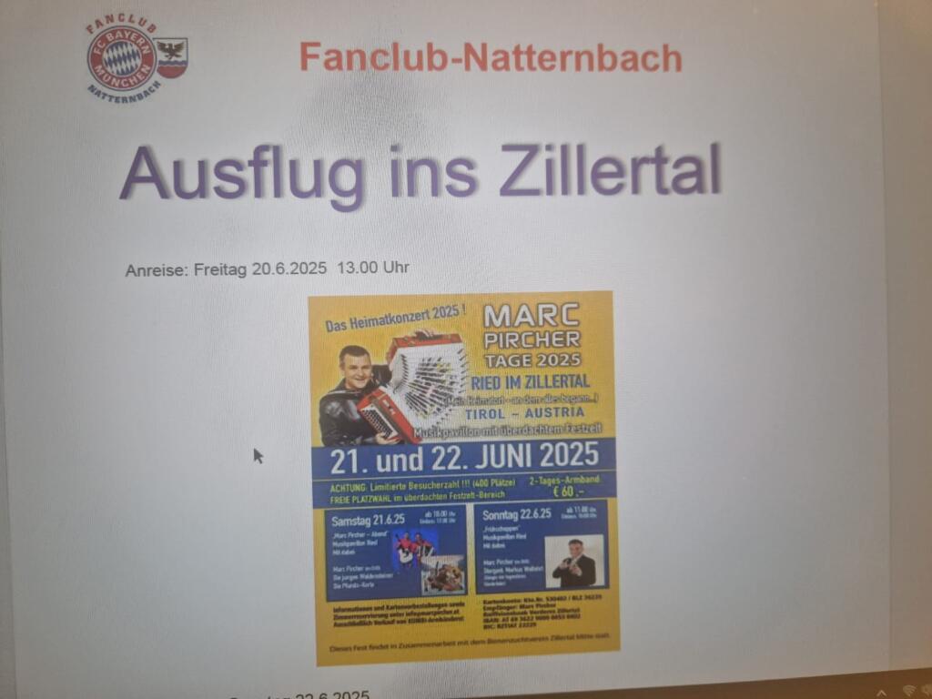Fanclub Ausflug ins Zillertal
