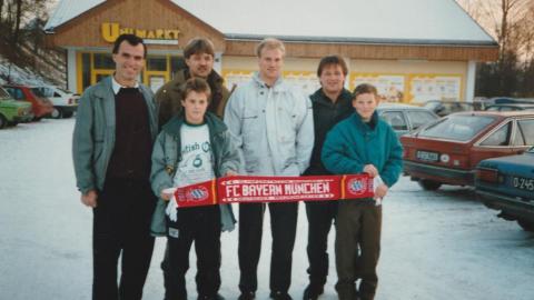Weihnachtsfeier in Vorchdorf mit FCB-Spieler Hans Pflügler