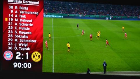 FC  BAYERN  vs  Borussia Dortmund  (Pokal)