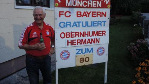 Hermann Obernhumer  wurde 80.
