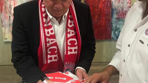 Uli Hoeness in Linz