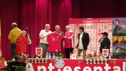 K.H. Rummenigge beim Fanclub Antiesental