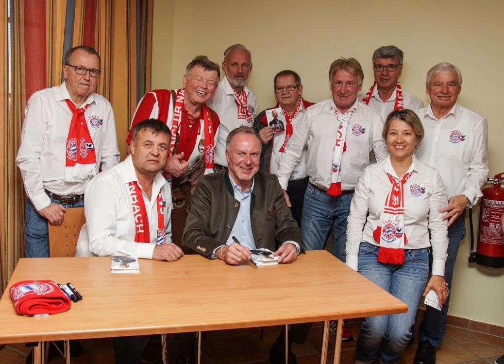 K.H. Rummenigge beim Fanclub Antiesental