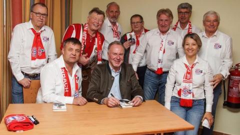 K.H. Rummenigge beim Fanclub Antiesental