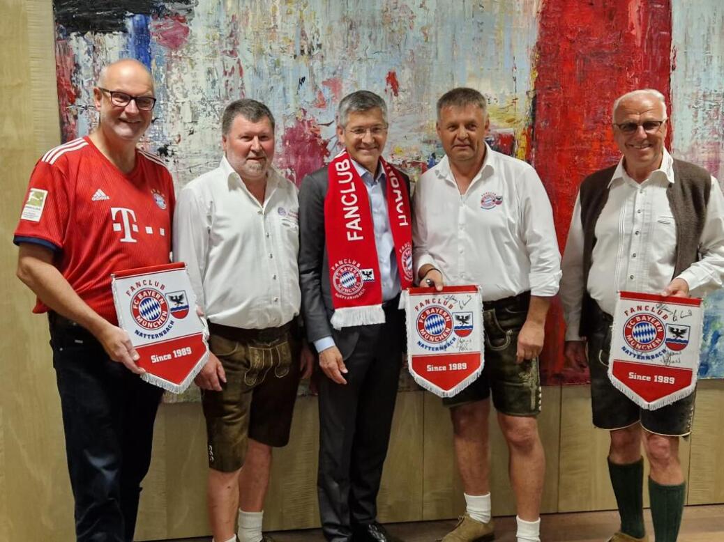 Herbert Hainer und Stefan Effenberg in Linz