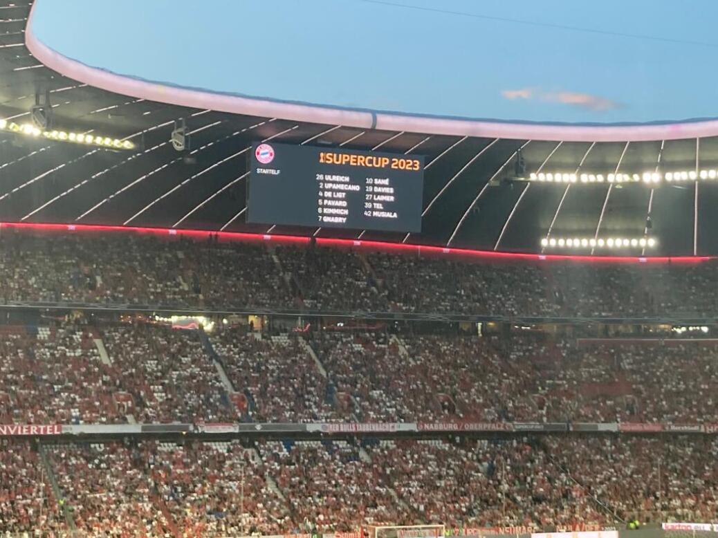 FC BAYERN  vs  RB Leipzig  (Supercup)