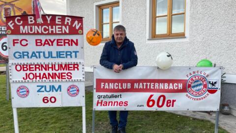 Obmann Hannes feiert 60. Geburtstag