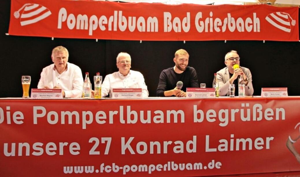 Konrad Laimer bei den Pomperlbuam