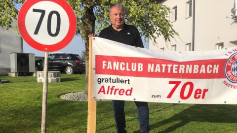 Vorstandsmitglied Hintringer Fred feierte 70er