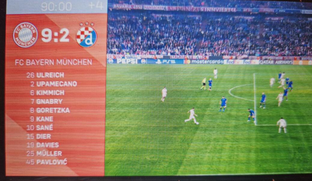 FC BAYERN  vs  Dinamo Zagreb